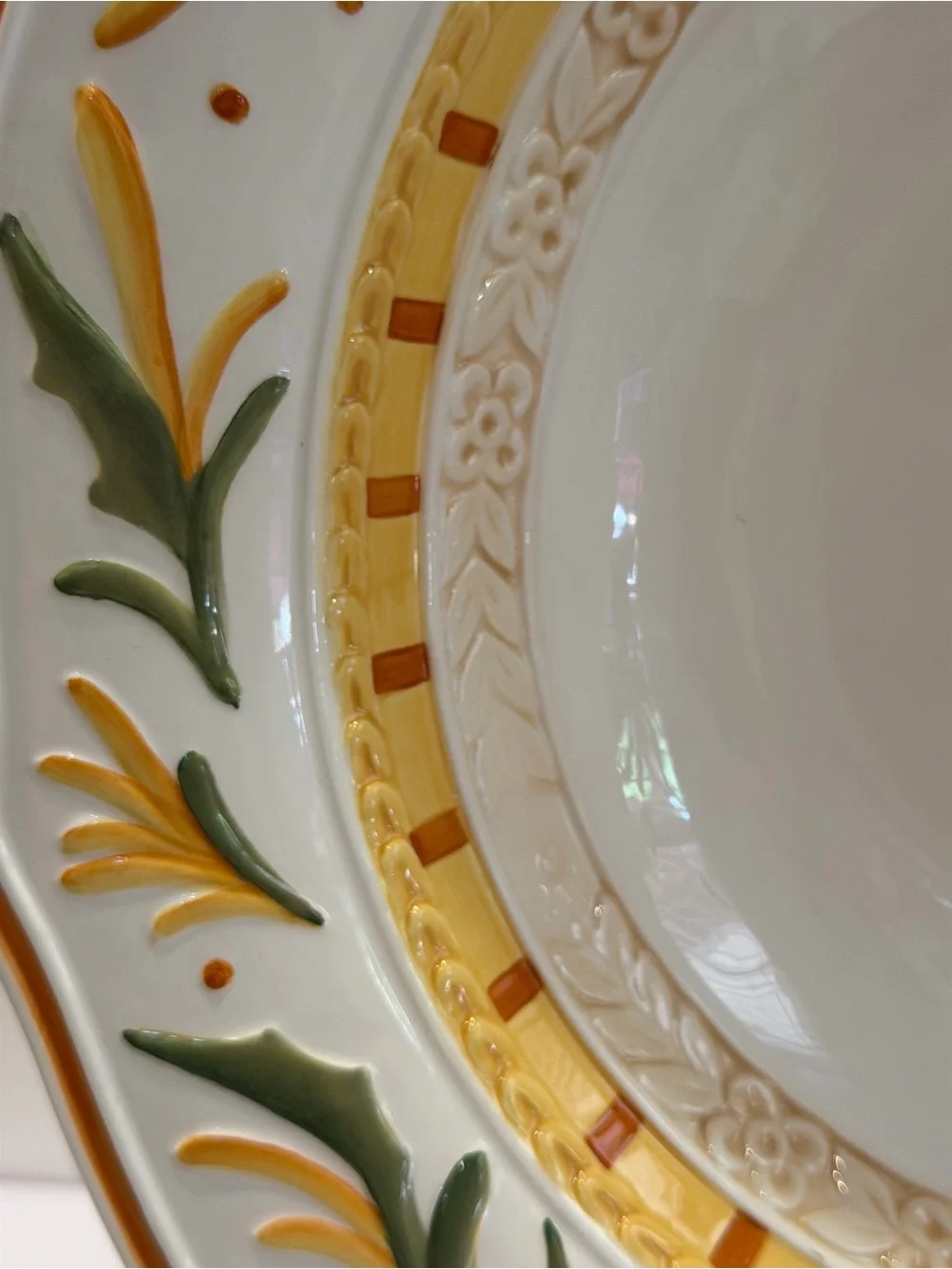 Fitz And Floyd Retired Grand Haven Serving Bowl 12”